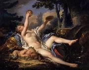 CANTARINI, Simone Reclining Bacchante Playing the Cymbals painting